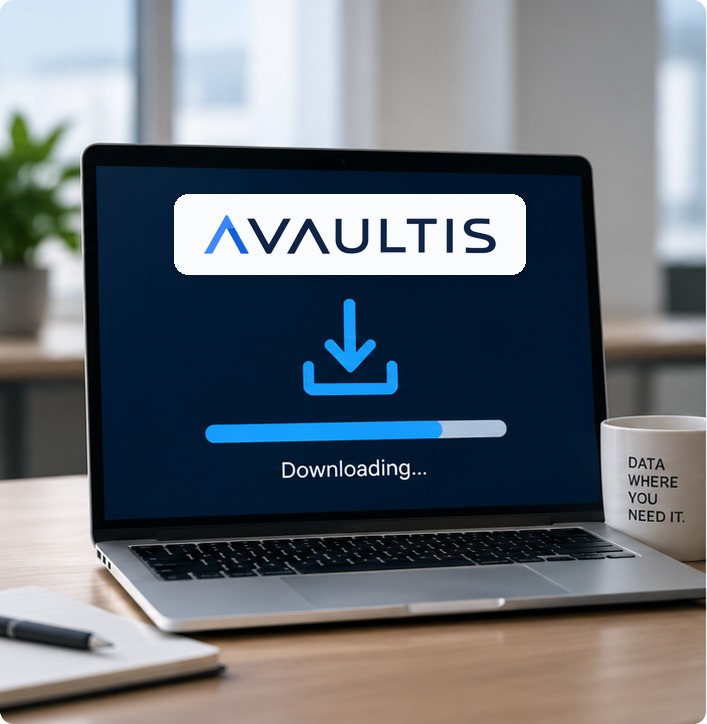 Downloading the AVAULTIS software to a laptop